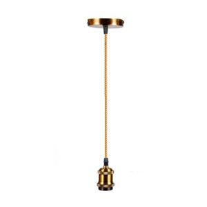 Soquete E-27 Retro Dorado PRO