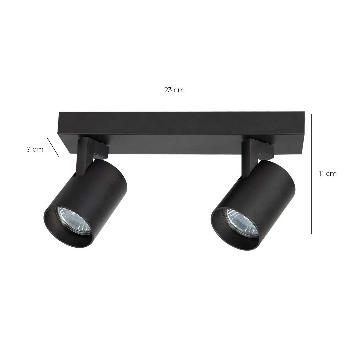 Foco Spot LED «Track Light» 2xGU10 Negro Incluye Ampolletas https://www.hbled.cl/wp-content/uploads/2025/04/36410-2-3.jpg