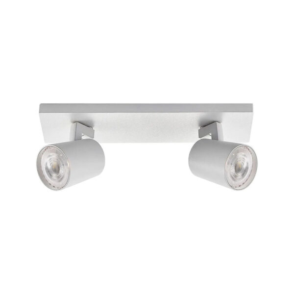 Foco Spot LED "Track Light" 2xGU10 Blanco Incluye Ampolletas