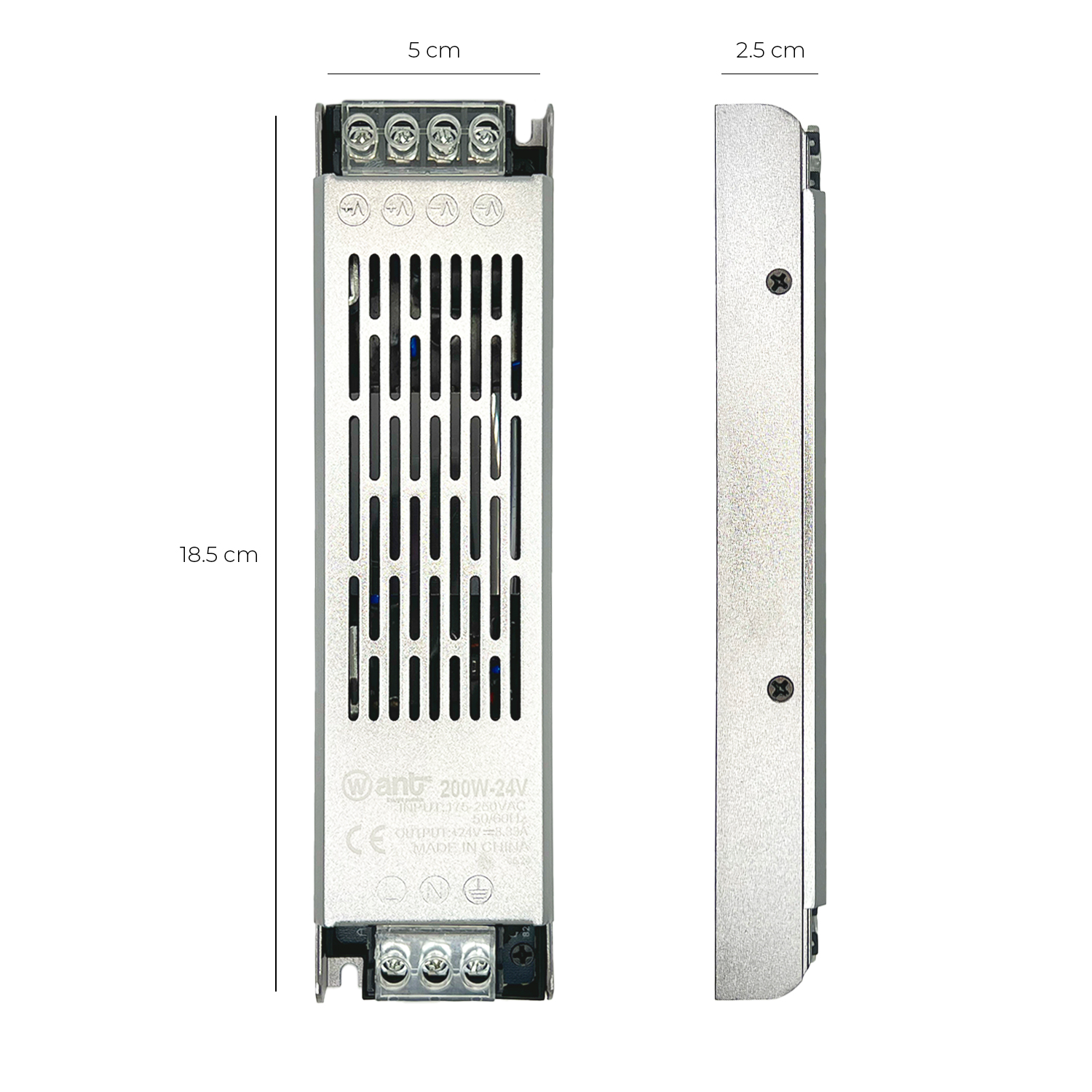 Fuente de Poder PRO 24V 200W 8.33Amp https://www.hbled.cl/wp-content/uploads/2025/04/36428-2.jpg