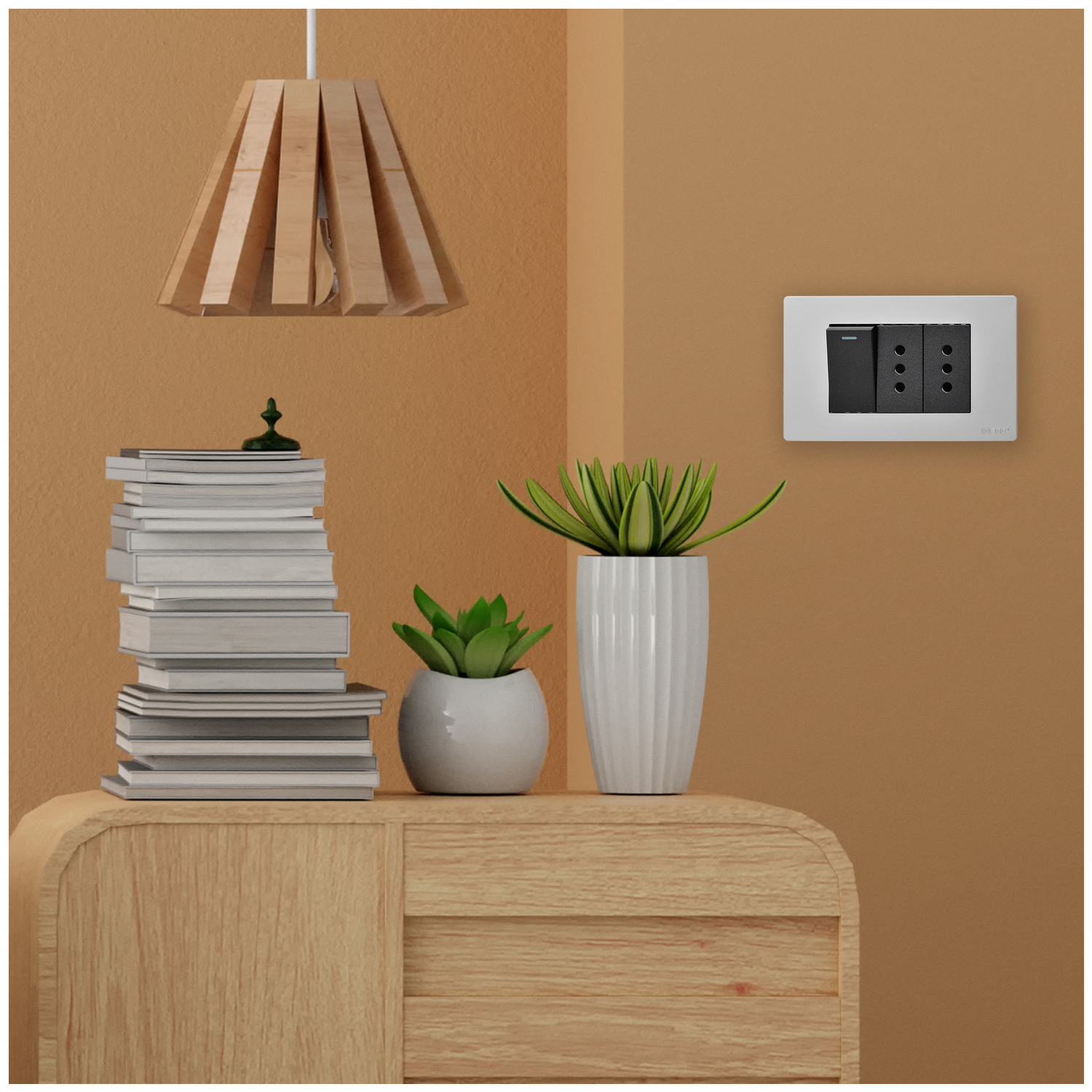 Pack 10 Interruptor 1* 9/12 16A y Tomacorriente 2* 10A https://www.hbled.cl/wp-content/uploads/2025/04/36467-4.jpg