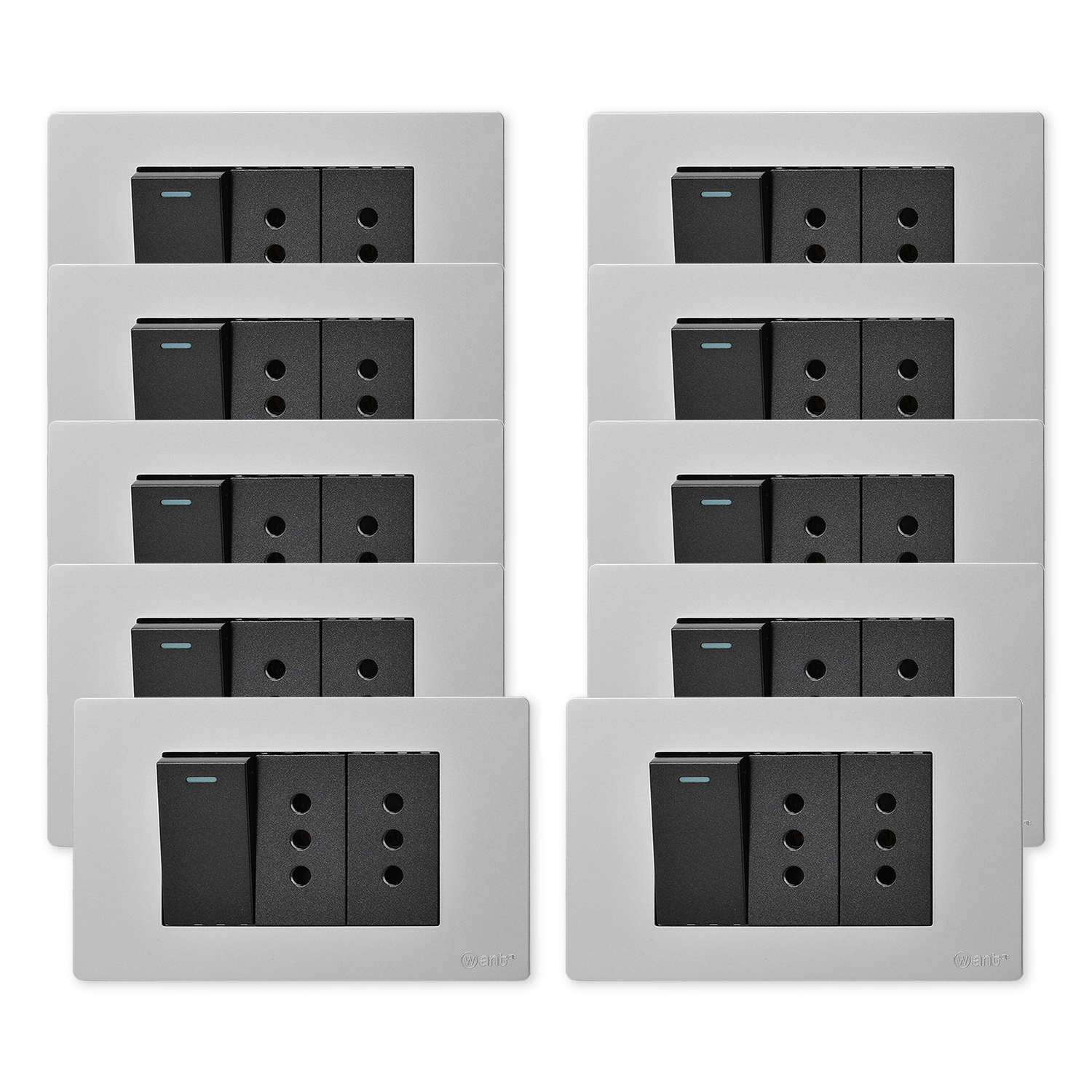 Pack 10 Interruptor 1* 9/12 16A y Tomacorriente 2* 10A https://www.hbled.cl/wp-content/uploads/2025/04/36467x10.jpg