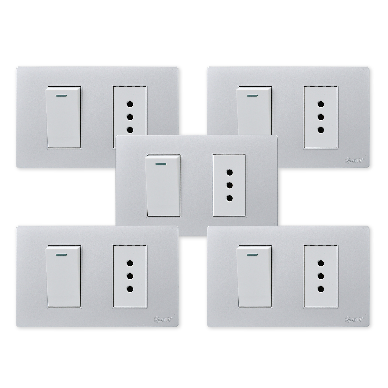 Pack 5 Interruptor 1* 9/12 16A y Tomacorriente 1* 10A https://www.hbled.cl/wp-content/uploads/2025/04/36485x5.jpg