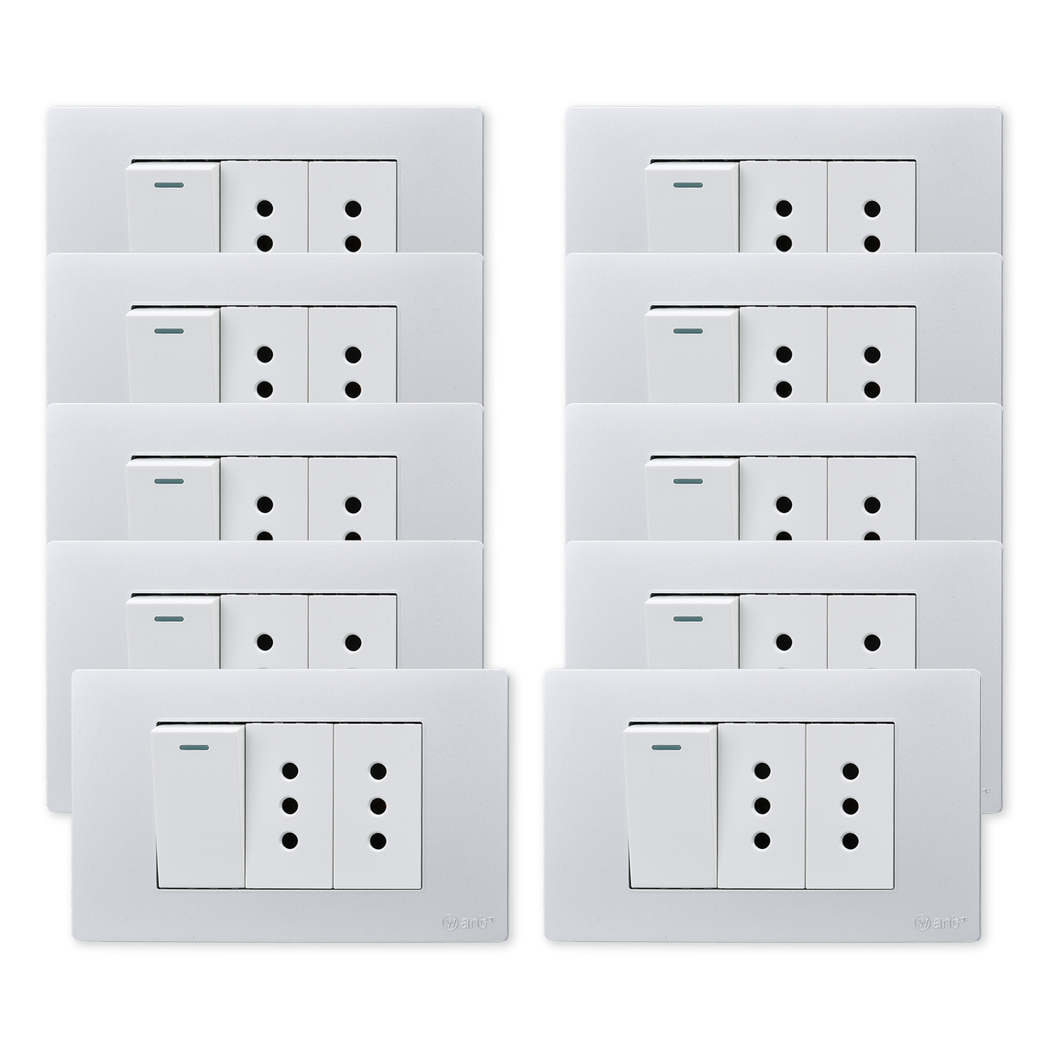 Pack 10 Interruptor 1* 9/12 16A y Tomacorriente 2* 10A https://www.hbled.cl/wp-content/uploads/2025/04/36486x10.jpg