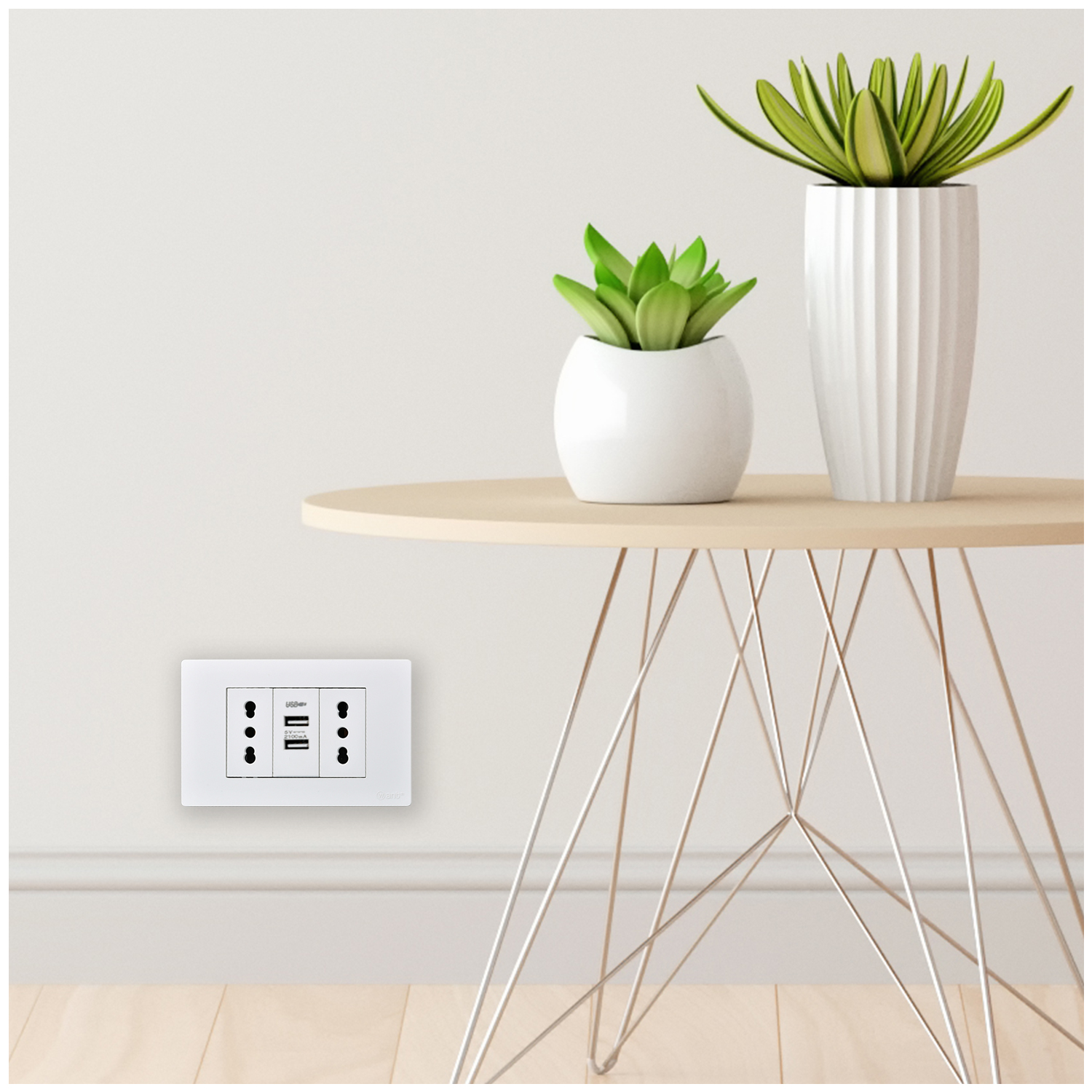 Pack 20 Módulo USB Doble Metálico 250V https://www.hbled.cl/wp-content/uploads/2025/04/36528-4.jpg