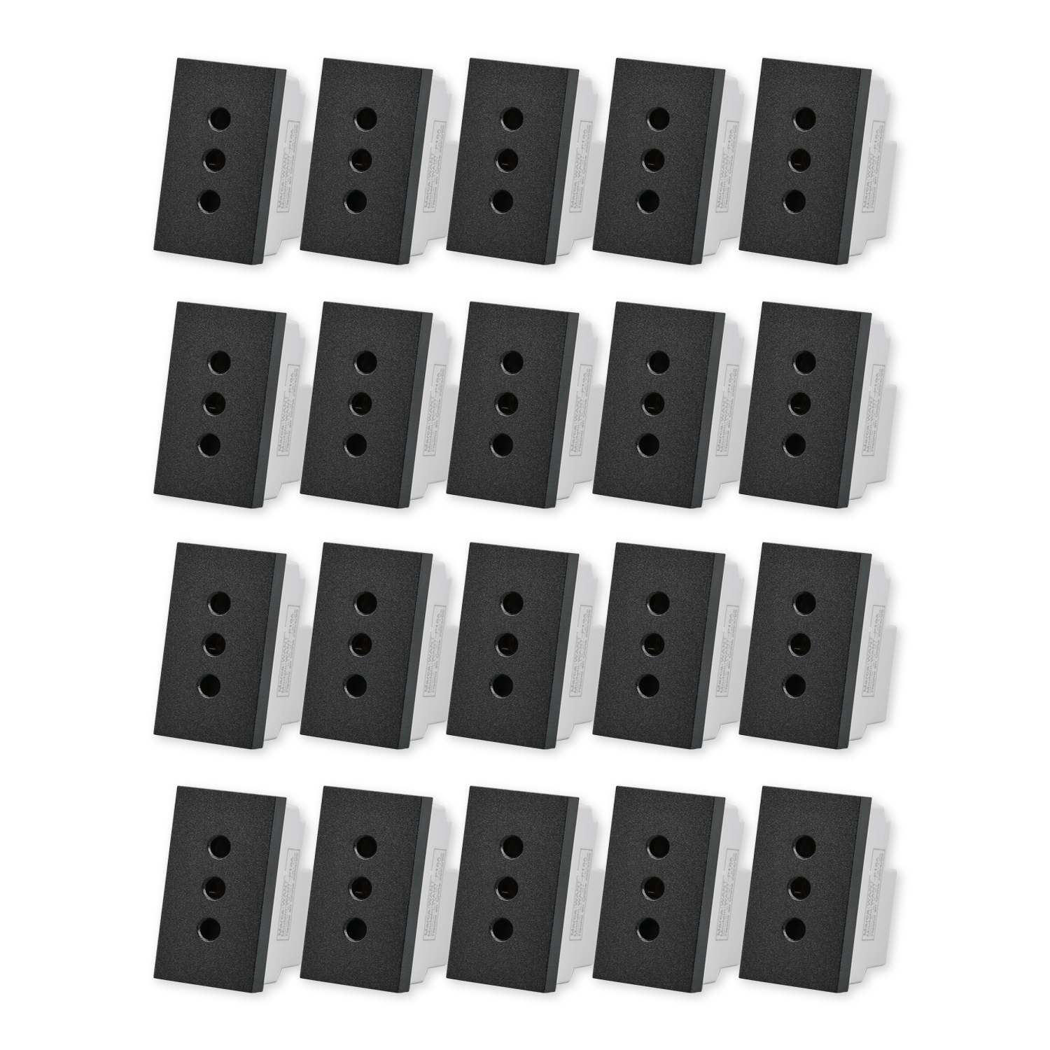Pack 20 Módulo Tomacorriente Metálico 16A https://www.hbled.cl/wp-content/uploads/2025/04/36531x20.jpg