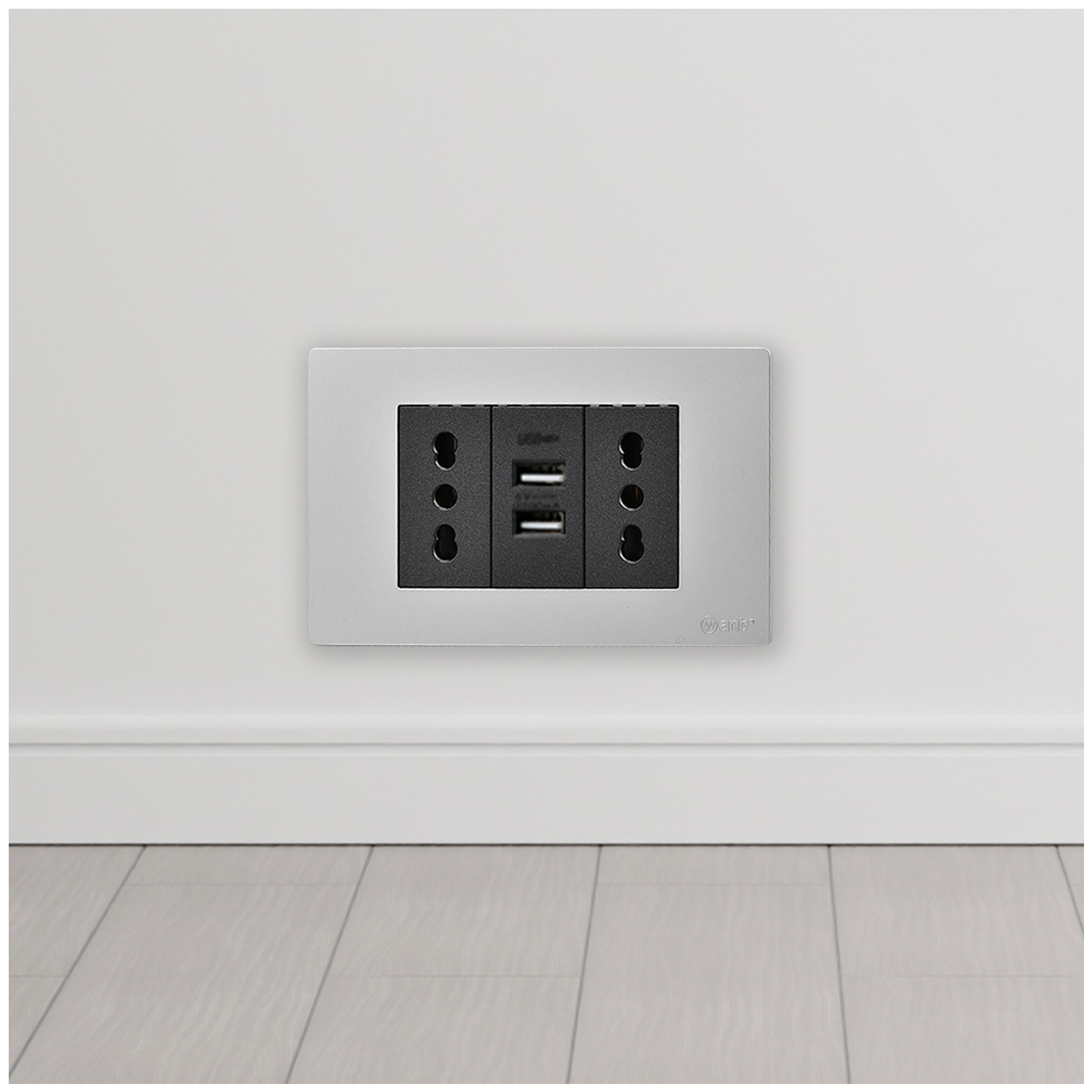 Pack 20 Módulo USB Doble Metálico 250V https://www.hbled.cl/wp-content/uploads/2025/04/36533-6.jpg