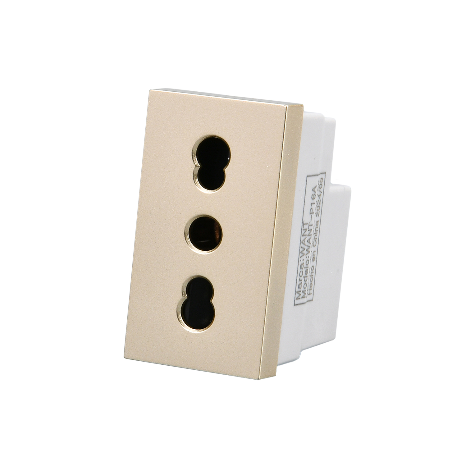 Pack 20 Módulo Tomacorriente Metálico 16A https://www.hbled.cl/wp-content/uploads/2025/04/36537-1.jpg