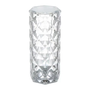 Lámpara de Mesa Recargable/ Touch "Cilindro Diamante LED" Dimeable