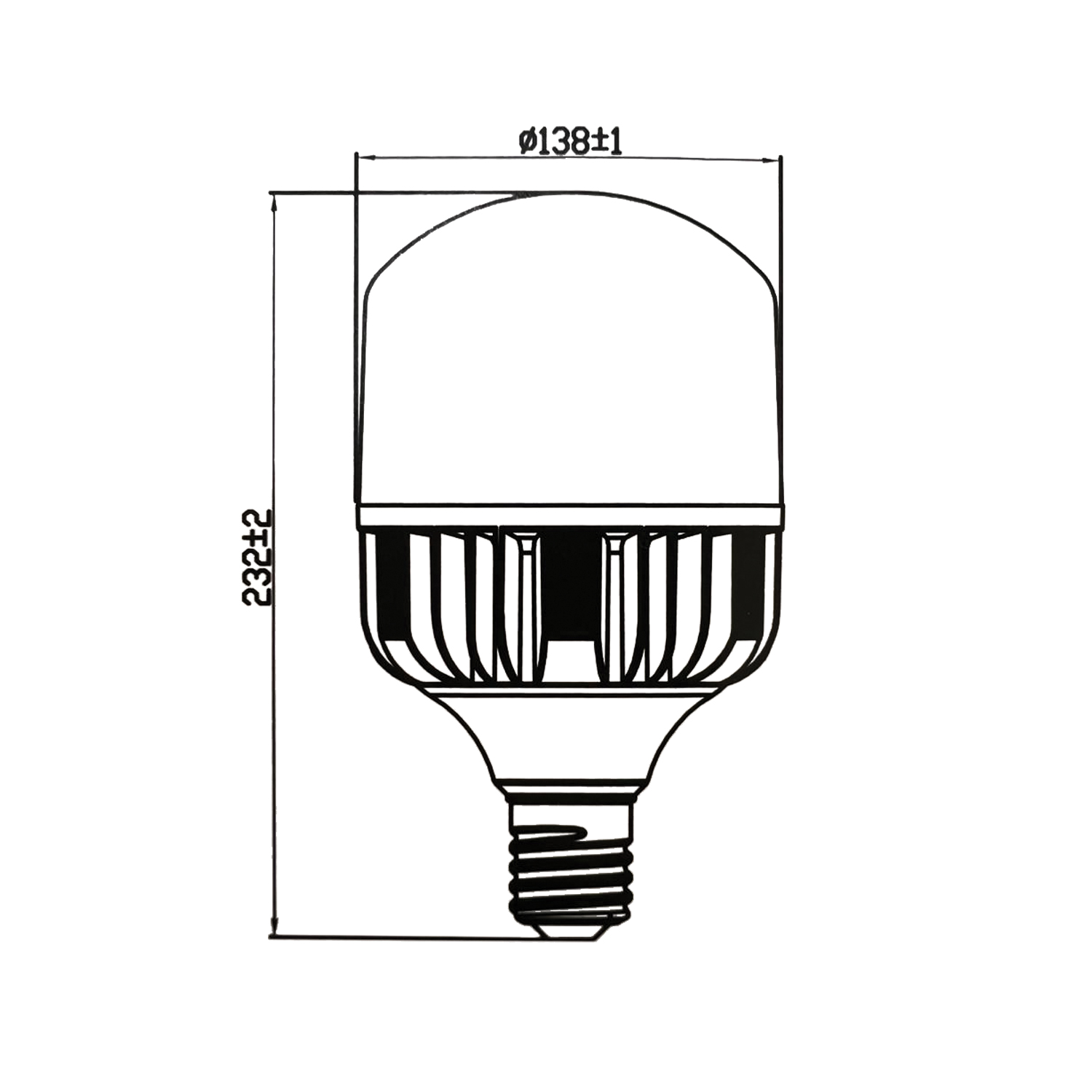 Ampolleta LED High Power E-40 60W Frío – Incluye Adaptador E-27 (SKU:4020013) https://www.hbled.cl/wp-content/uploads/2025/04/4020001-8.jpg