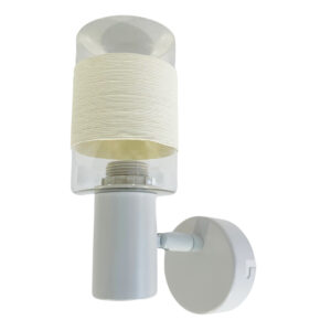 Foco Apliqué Sobrepuesto Simple E-14 Zaurak Blanco