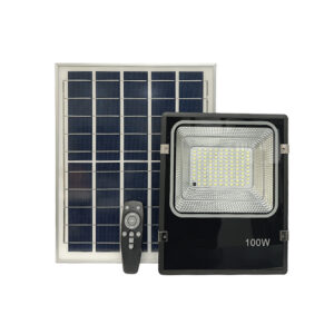 Foco Proyector LED Solar Con Sensor 100W 6500K (SKU:D1010296)