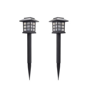 Pack 2 Farol Estaca Carga Solar Especial Jardín (SKU:HB00083)