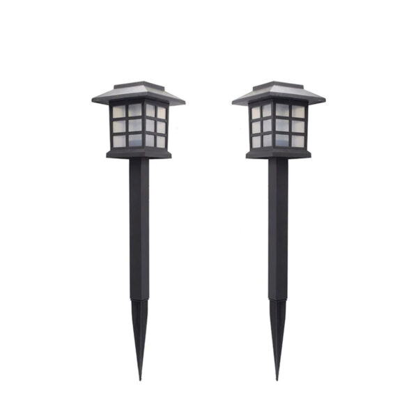 Pack 2 Farol Estaca Carga Solar Especial Jardín