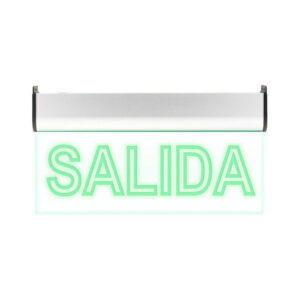 Letrero LED Salida Con Respaldo (SKU:G7397)