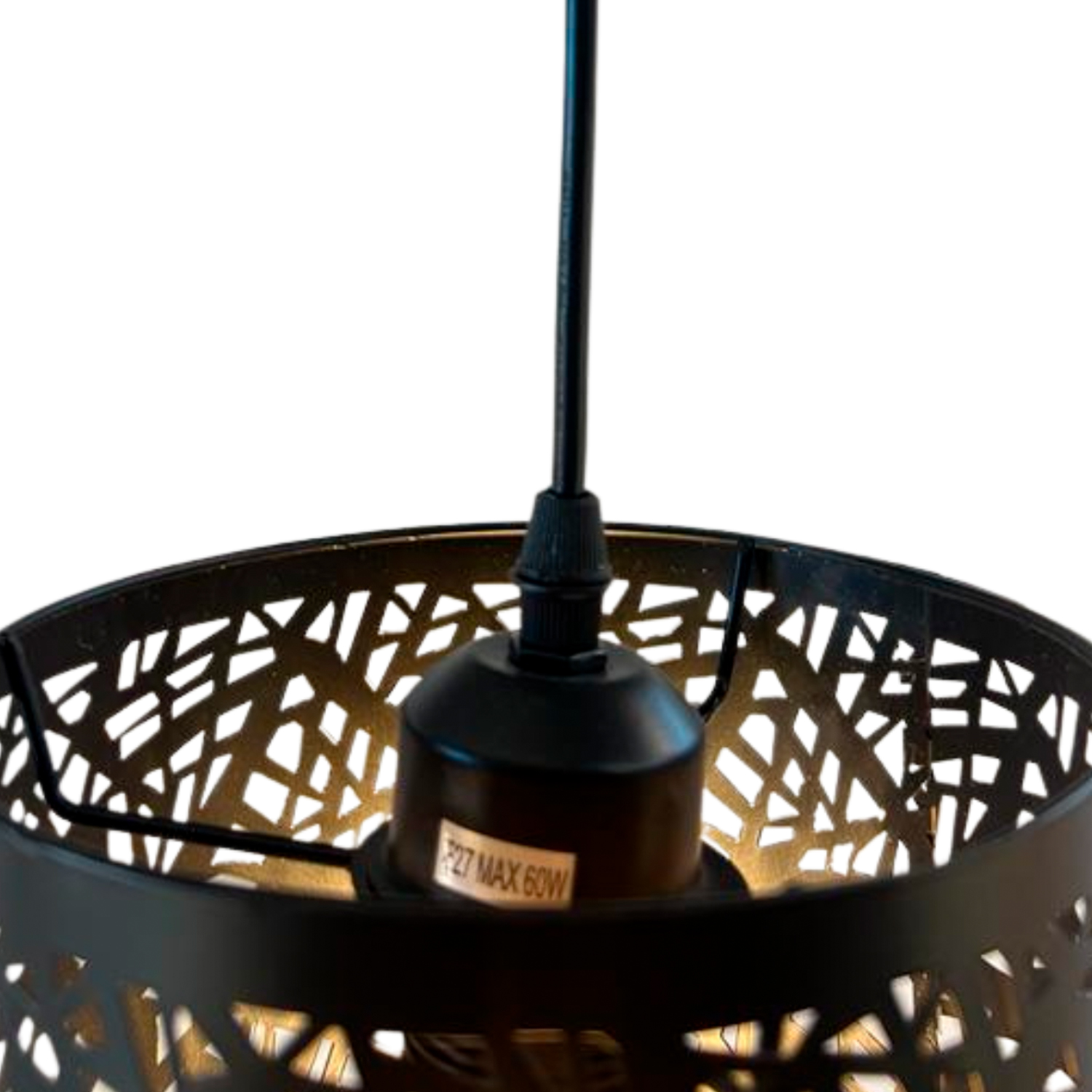 Lámpara Colgante Pantalla Aluminio Negro Porta E-27 https://www.hbled.cl/wp-content/uploads/2025/04/LC0350-5.jpeg