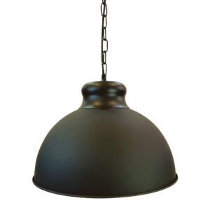 Lámpara Colgante E-27 Con Cadena Negro Con Dorado