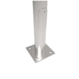 Poste Tubular Cónico + Pernos De Anclaje 10mt