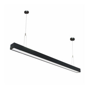 Luminaria Lineal ECO 24W Colgante Negro 120 cm