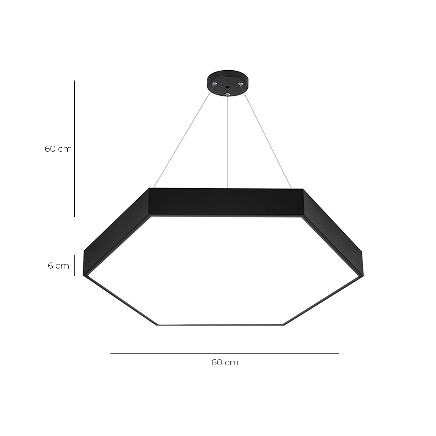 Lámpara Colgante Hexagonal Negra 50w- 60 cms CCT https://www.hbled.cl/wp-content/uploads/2025/05/36703-2.jpg