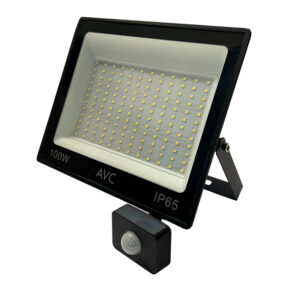 Foco Proyector De Área LED AVC SLIM con Sensor 100W