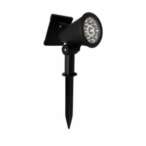 Estaca Con Panel Solar LED PRO Luz Fría