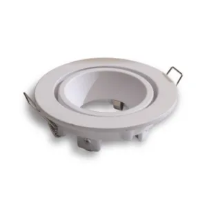 Foco Embutido Móvil Porta GU-10 Blanco