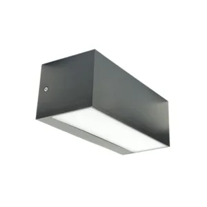 Aplique LED Rectangular antracita E27 máx. 18W