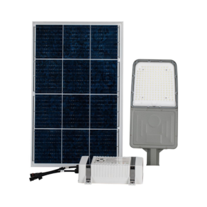 Luminaria Pública LED Solar 50W Luz Fría