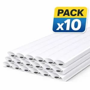 Pack 100 Perfil Esquinero Alto 2m 601 Blanco 0.45mm