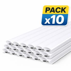 Pack 100 Perfil Esquinero Alto 2m 601 Blanco 0.45mm