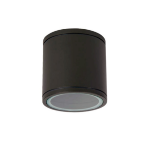 Luminaria Tipo Aplique A Cielo Circular Gris GU10